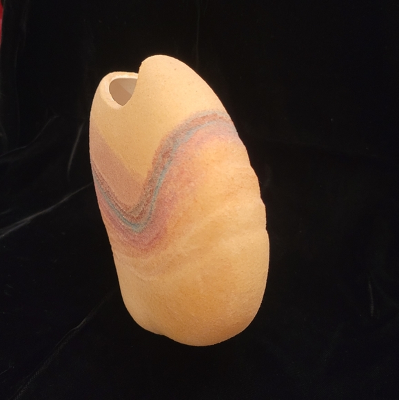 Vintage G. Trent Handmade New Mexico Pottery. 1970s. Rare unique design. - Picture 6 of 8